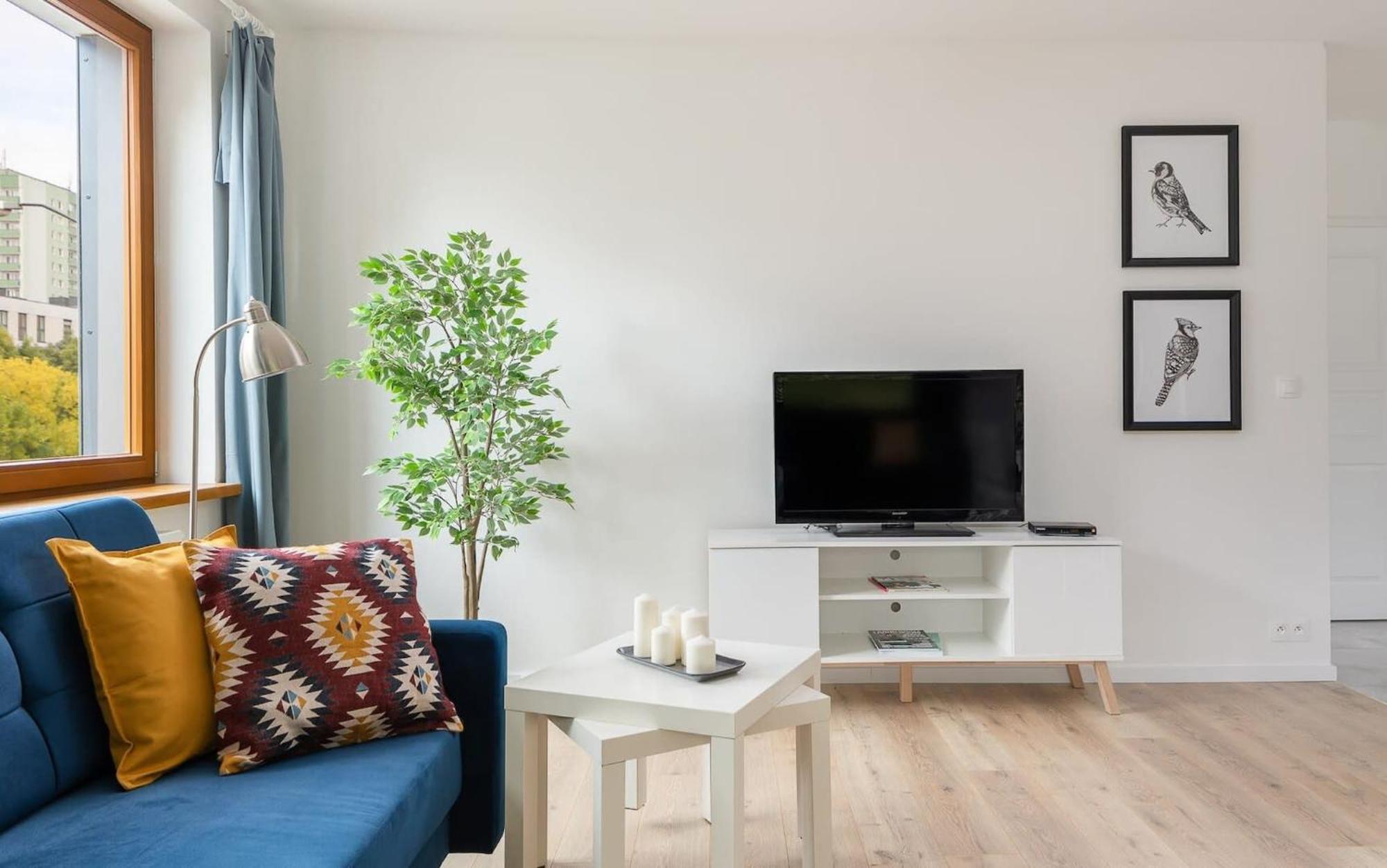 Pulawska 221 - Colorful Apartment With Balcony By Noclegi Renters Warschau Exterior foto